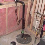 Sump Pump Correctly Installed System in basement