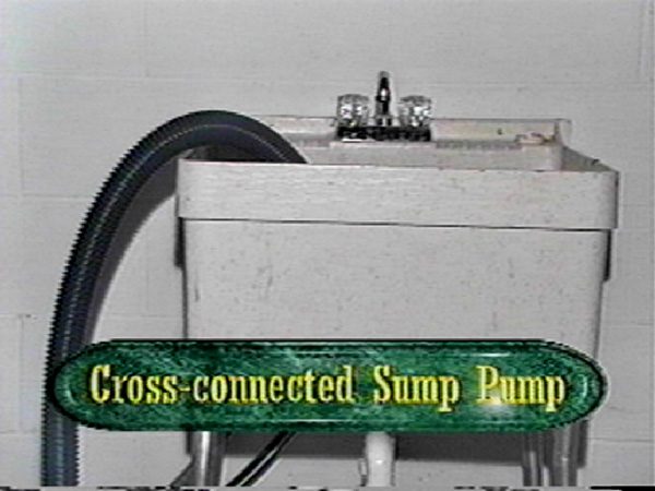 Sump Pump Incorrectly Installed System